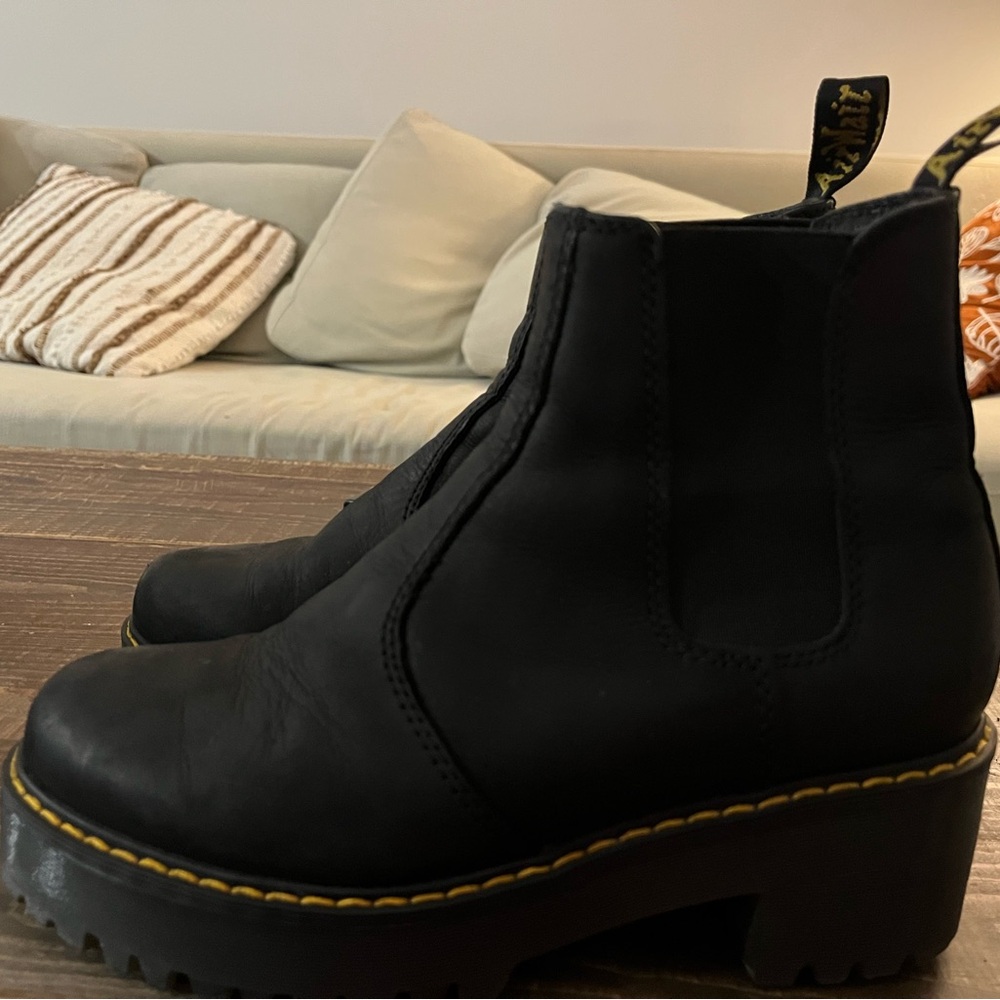 Dr Martens Chelsea platform boots.Used  excellent condition